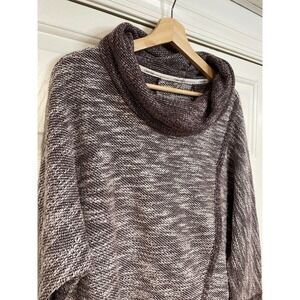 Calvin Klein Cotton Knit Cowl Neck Wrap Sweater Sweatshirt‎ M Gym Yoga Workout
